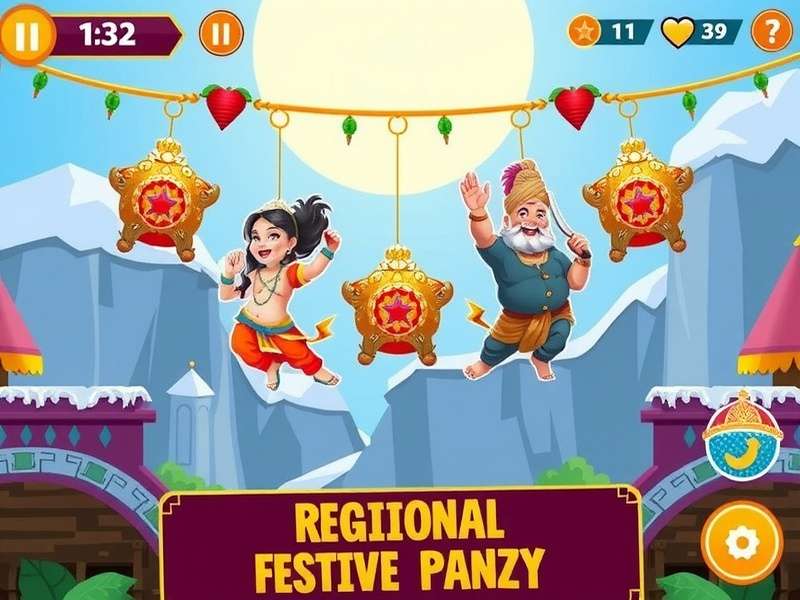 Govinda Festive Frenzy Gameplay Screenshot